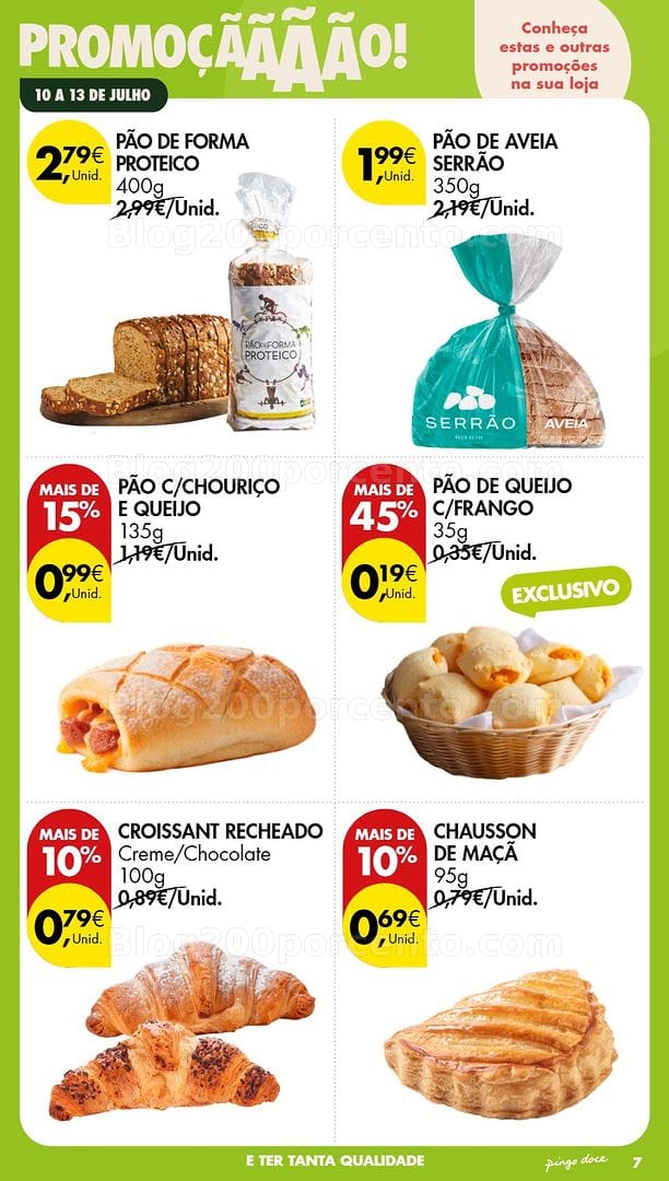 Antevisão Folheto PINGO DOCE Promoções Fim de Semana - 10 a 13 julho